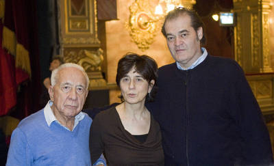 Gianfranco de Bosio, Naná Cecchi, Fried Péter - © theater.hu - Ilovszky  Béla