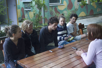 Czakó Julianna, Lábodi Ádám, Kárpáti Pál, Zsigó Anna, Szabó-Sipos Ágoston, Váradi Nóra - © theater.hu - Ilovszky  Béla