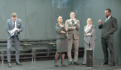 Pálfi Ervin, Pesitz Mónika, Szőke Attila, G. Erdélyi Hermina, Ralbovszki Csaba - © theater.hu - Ilovszky  Béla
