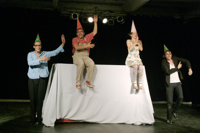 Hajduk Károly, Végh Zsolt, Stefanovics Angéla, Kálmánchelyi Zoltán - © theater.hu - Ilovszky  Béla